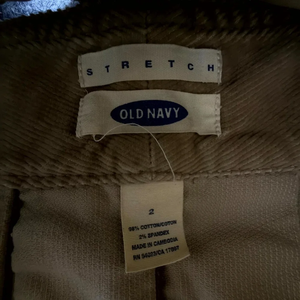Old Navy clothing sizes